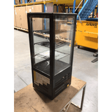 2NDs: Thermaster Four-Sided Countertop Beverage Display Fridge Black - TCBD78B-SA10-Jan