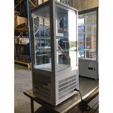 2NDs: Thermaster Four-Sided Countertop Beverage Display Fridge White - TCBD78W-QLD351