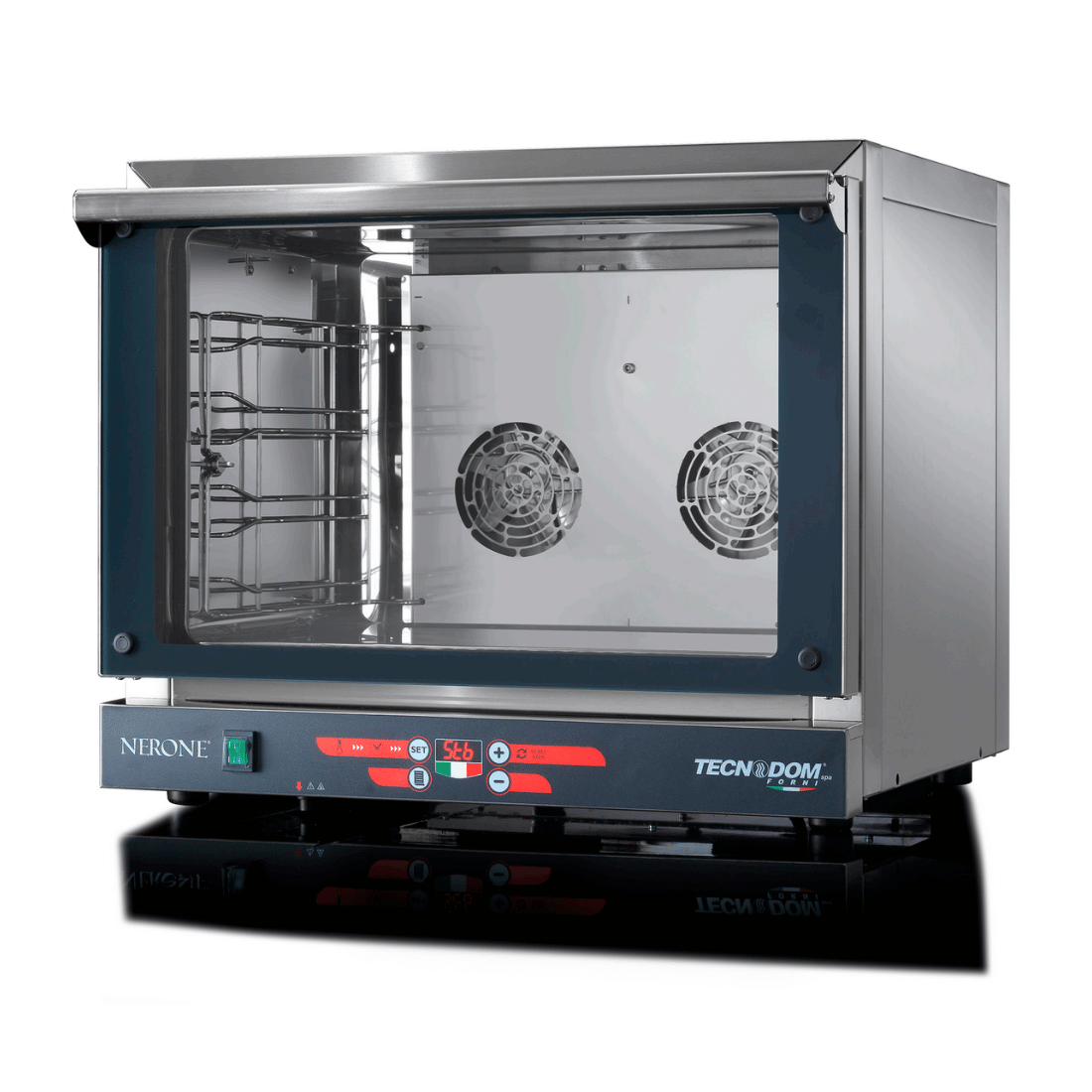 2NDs: Tecnodom Nerone EKO Digital GN 1/1 Tray Convection Oven - TDE-4CGND-NSW2149