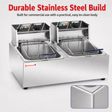 Double Tank Electric Fryer TEF-82KW