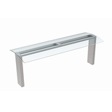 Thermaster Top Glass Sneeze Guard With LED Lighting - TGL-4G