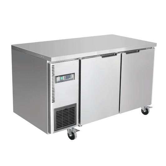 Thermaster Stainless Steel Double Door Workbench Fridge - TL1200TN