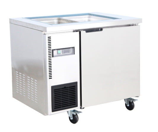 Thermaster 6x1/3 GN pan Ventilated Refrigerated Saladette - TL900TN-6P