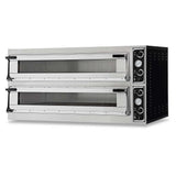 Italian Made Commercial 66L Electric Double Deck Oven TRAYS66LGLASS