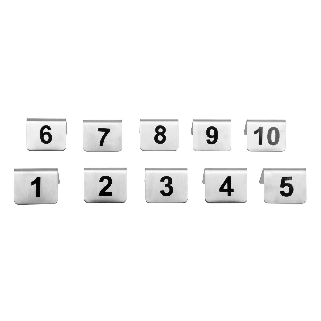 Table Numbers Set St/St - 1-10