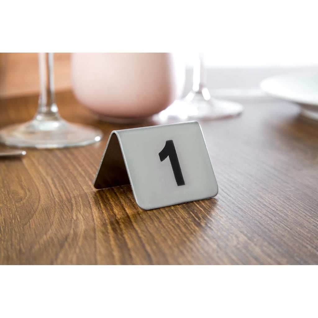 Table Numbers Set St/St - 1-10 – Newhand Equipment