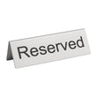 Reserved Table Signs St/St (Pack 10)