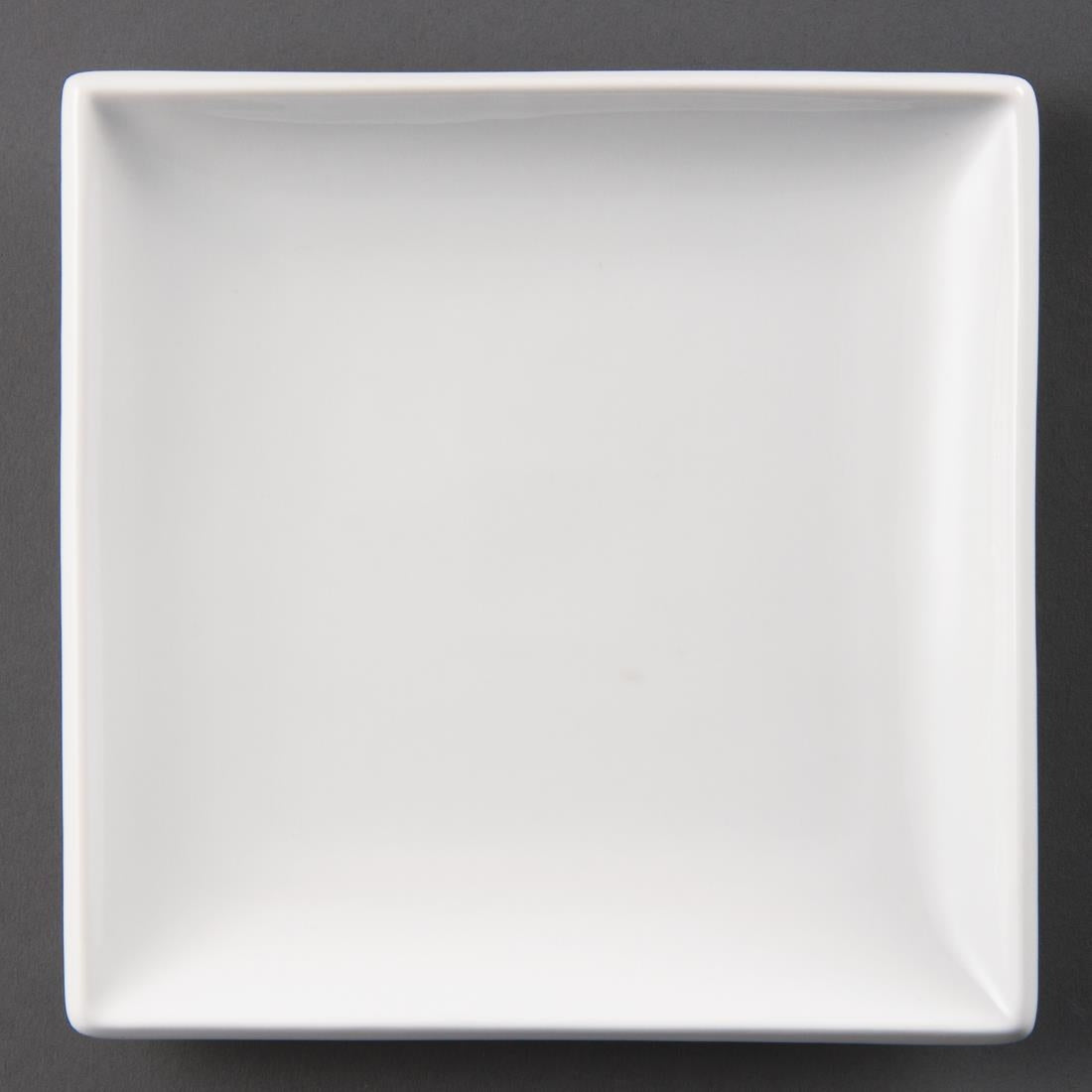 Olympia Whiteware Square Plate - 24cm 9 1/2" (Box 12)