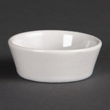 Olympia Whiteware Sloping Edge Bowl - 5cm 2" (Box 12)