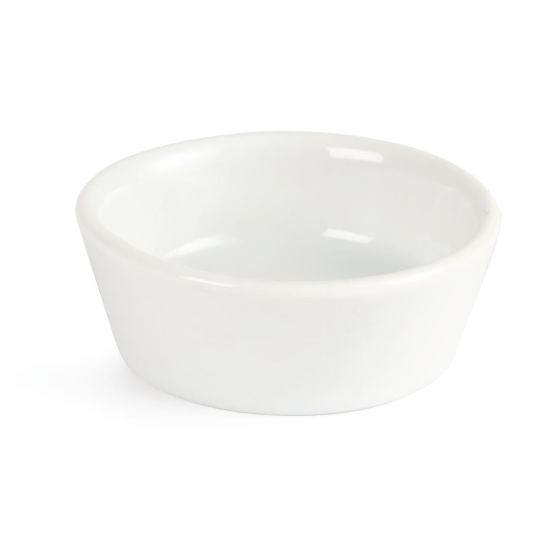 Olympia Whiteware Sloping Edge Bowl - 5cm 2" (Box 12)