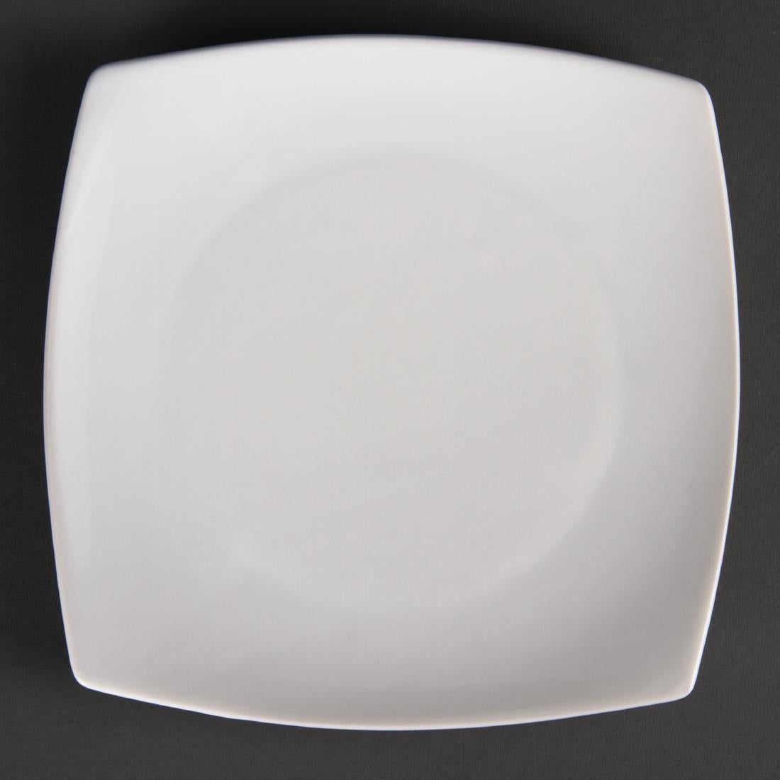 Olympia Whiteware Rounded Square Plate - 18.5cm 7 1/2" (Box 12)