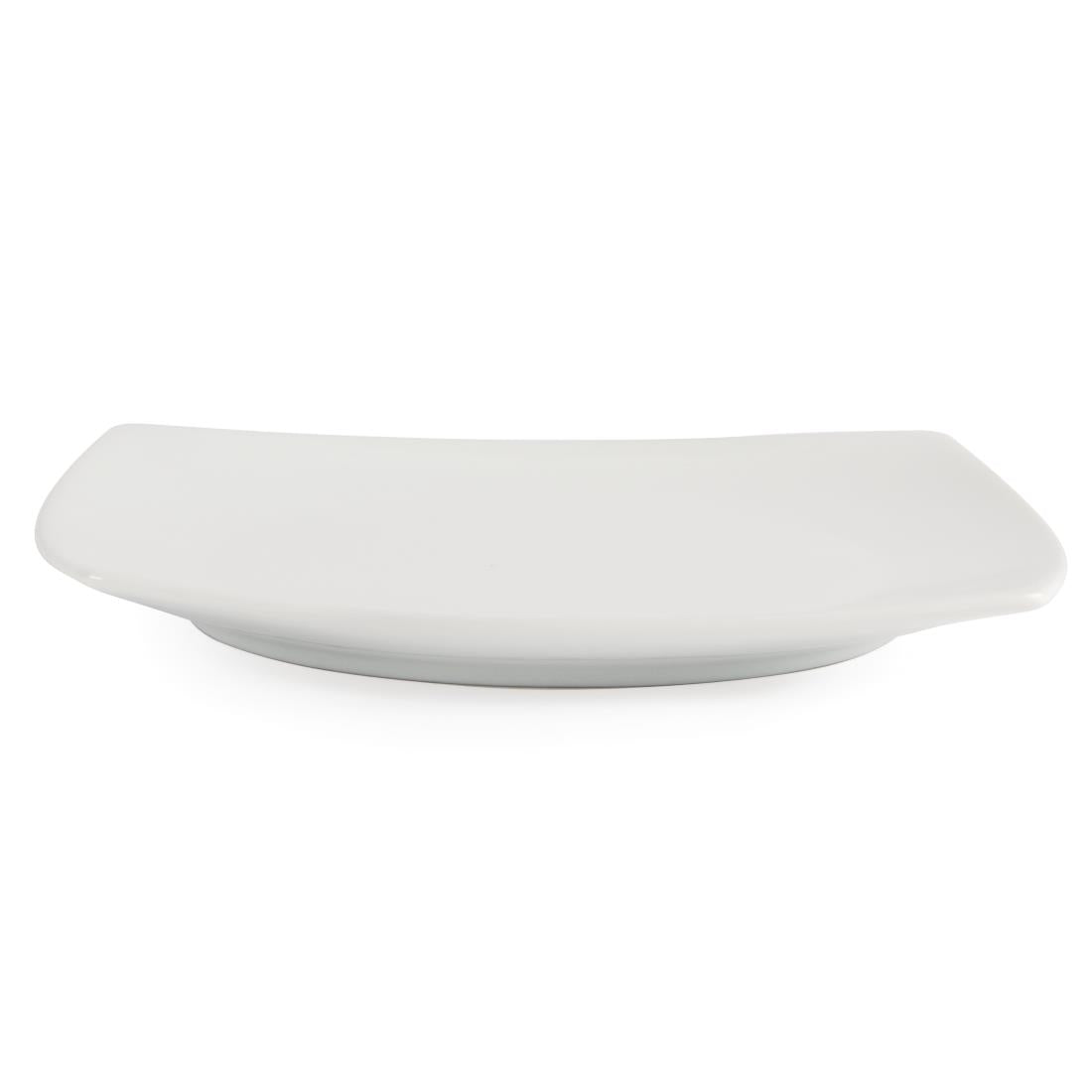 Olympia Whiteware Rounded Square Plate - 18.5cm 7 1/2" (Box 12)