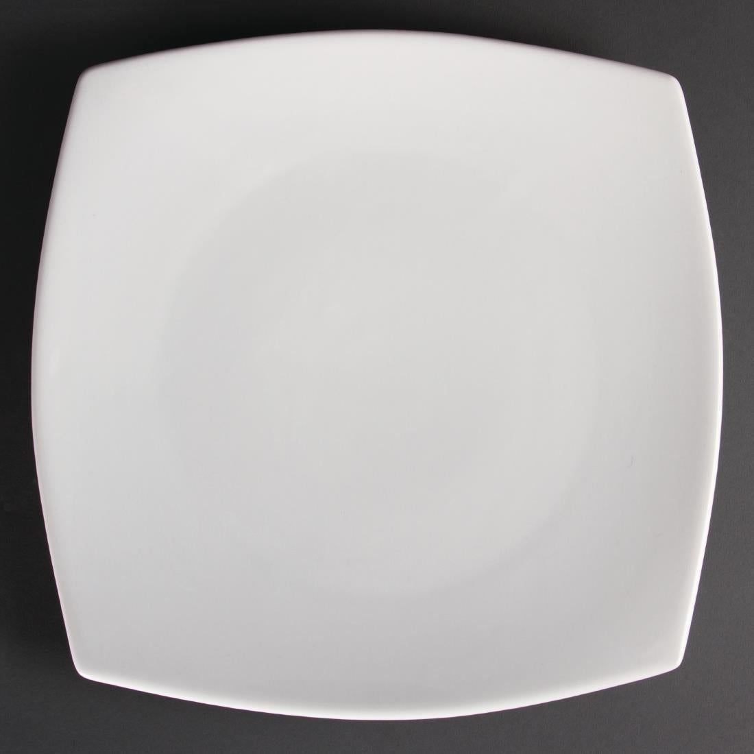 Olympia Whiteware Rounded Square Plate - 30.5cm 12" (Box 6)