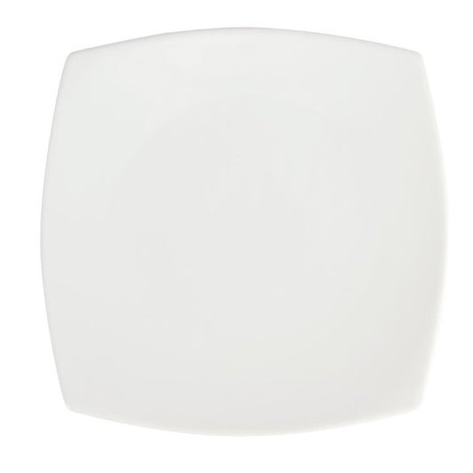 Olympia Whiteware Rounded Square Plate - 30.5cm 12" (Box 6)