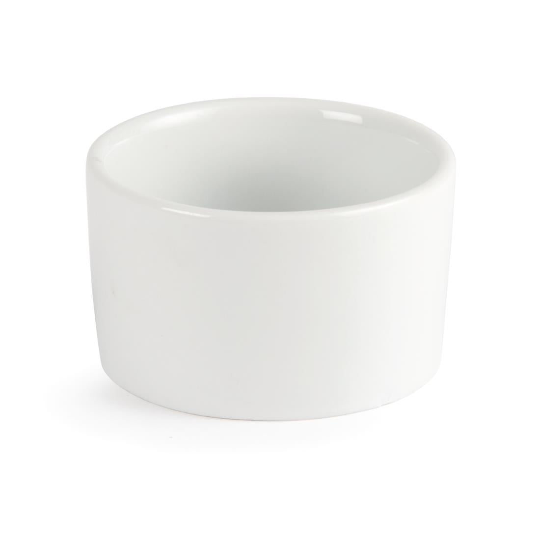 Olympia Whiteware Contemporary Ramekin - 9cm 3 1/2" (Box 12)