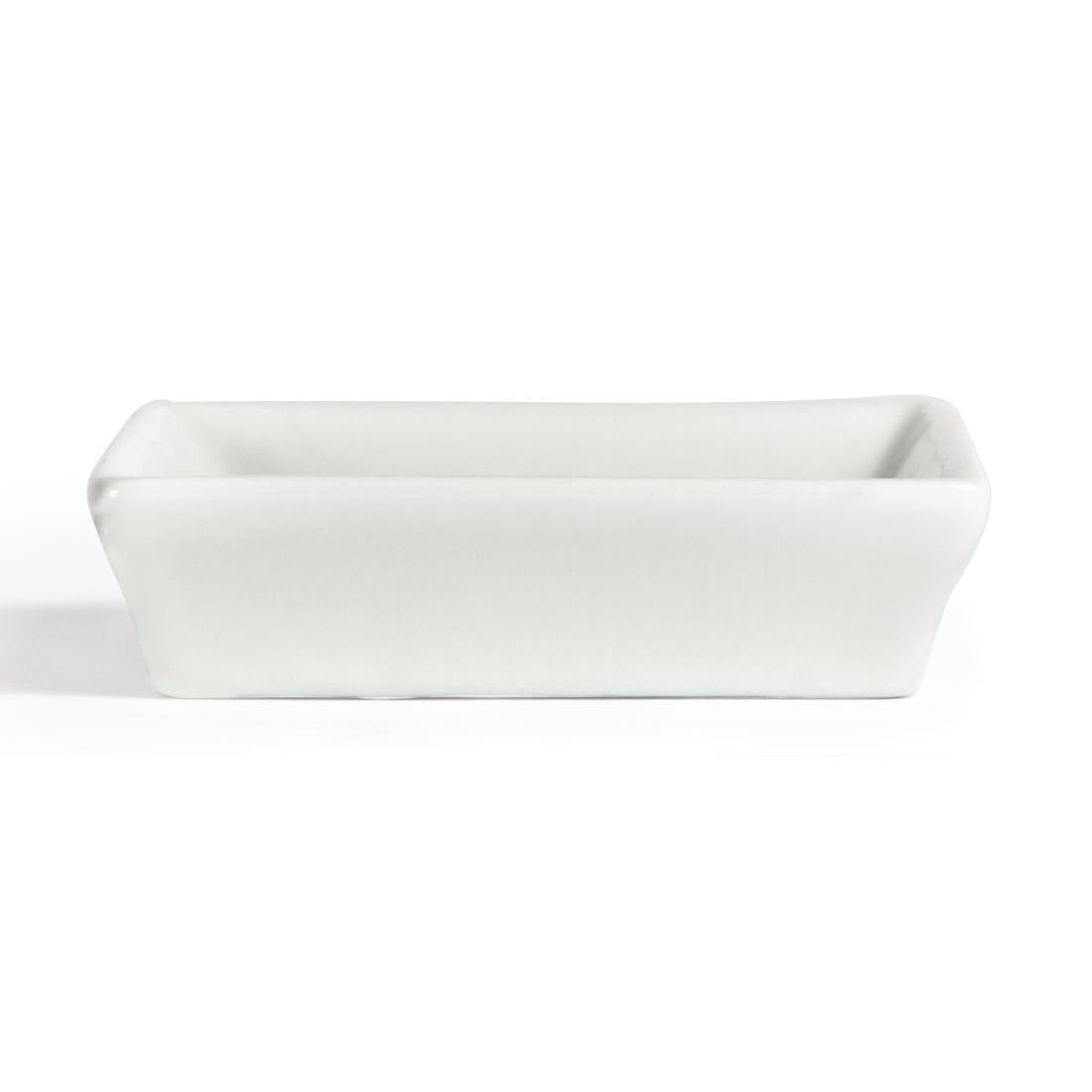 Olympia Whiteware Mini Dish Flat Square White - 8x8x2cm (Box 12 ...