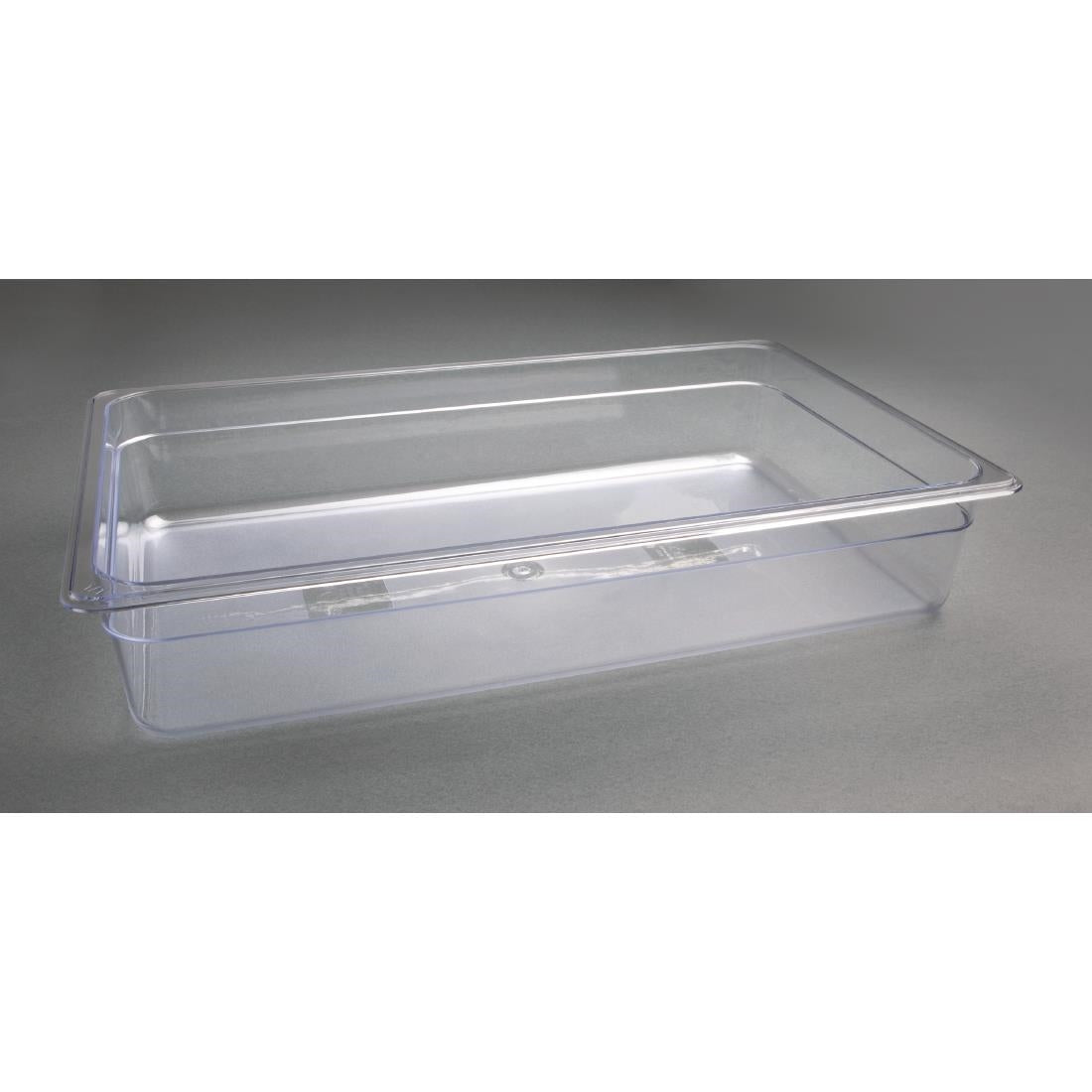 Vogue Clear Polycarbonate GN - 1/1 100mm