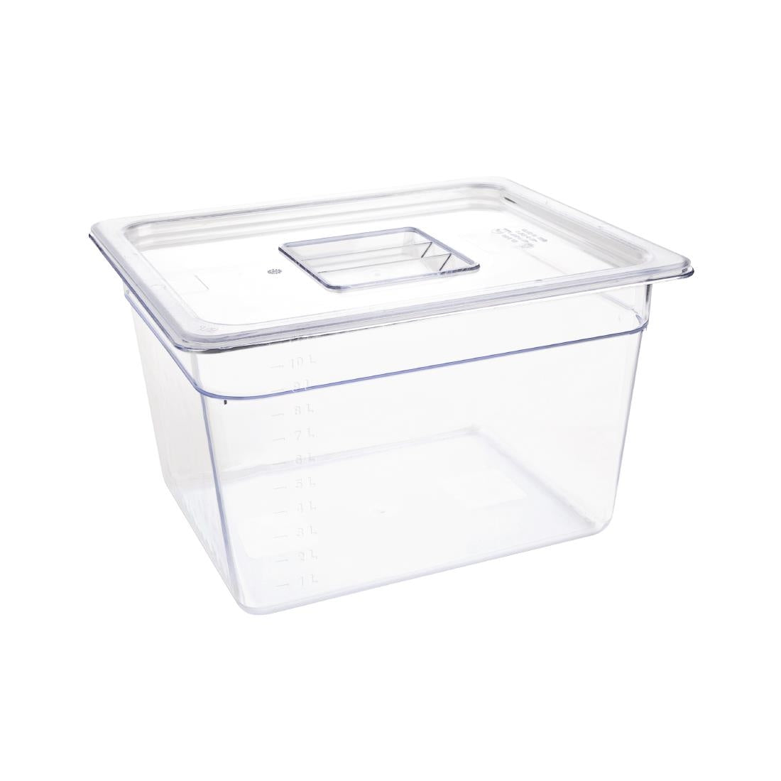 Black polycarbonate GN container 1/2 - Polycarbonate GN containers Black polycarbonate GN container 1/2 - Polycarbonate GN containers