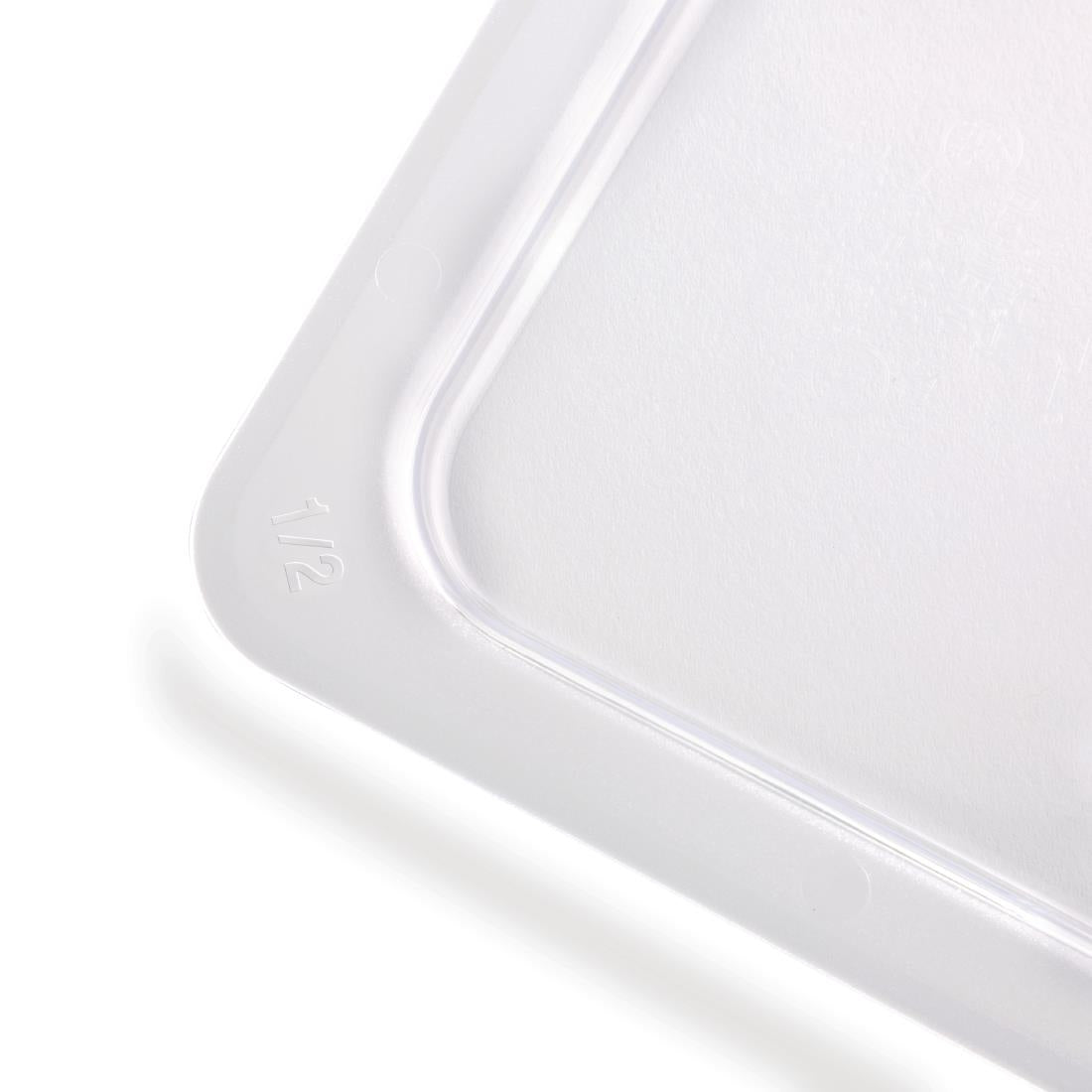 Vogue Clear Polycarbonate GN Lid - 1/2