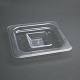 Vogue Clear Polycarbonate GN Lid - 1/6