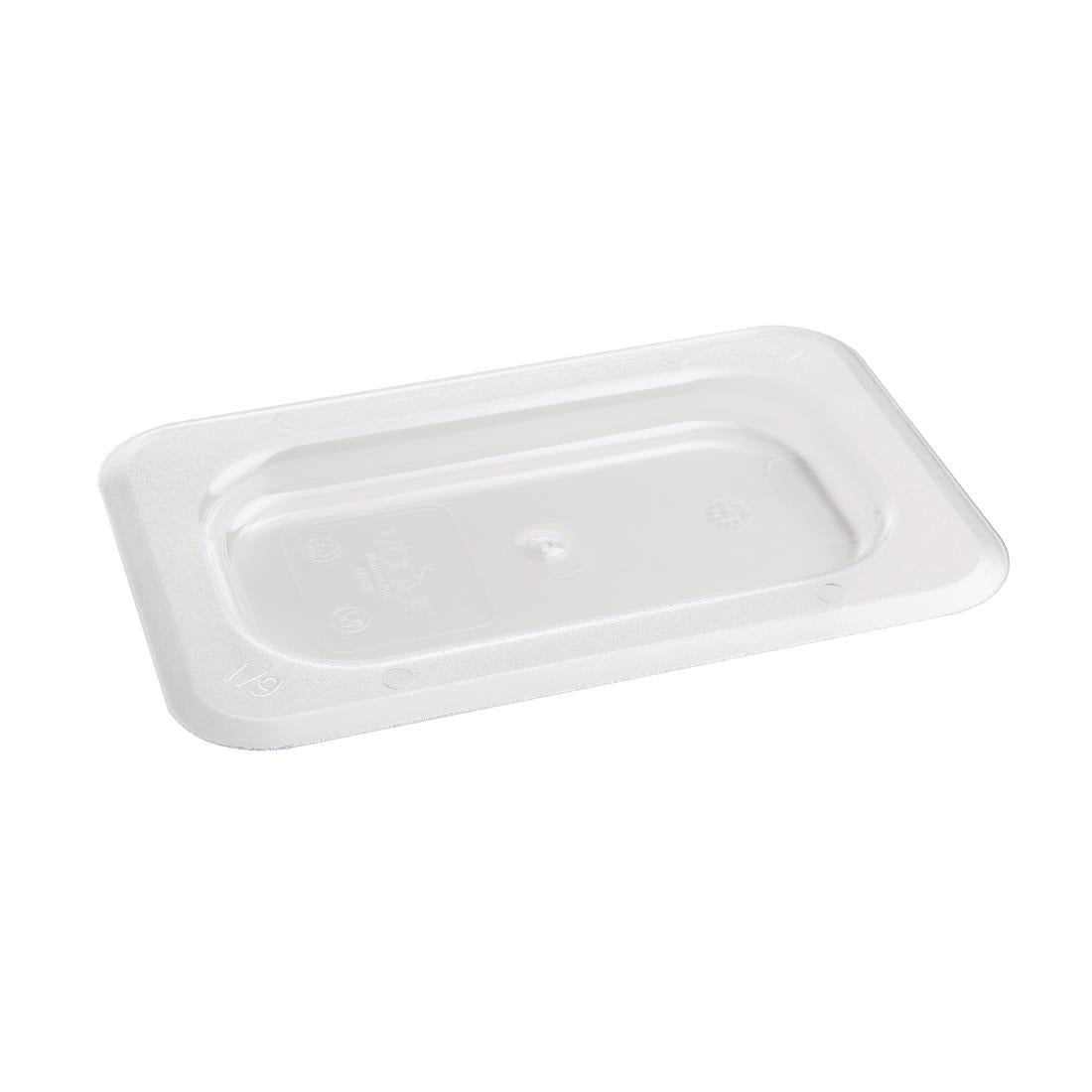 Vogue Clear Polycarbonate GN Lid - 1/9