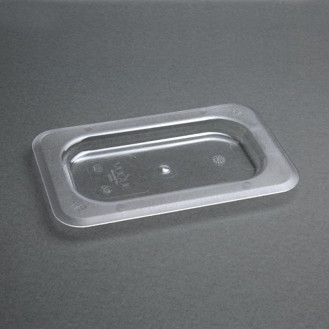 Vogue Clear Polycarbonate GN Lid - 1/9