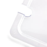 Vogue Clear Polycarbonate GN Notched Lid - 1/3