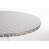 Bolero Round Table with Curved Edge Heavy Duty Base Dia - 60x72cm