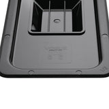 Vogue Black Polycarbonate GN Lid - 1/3