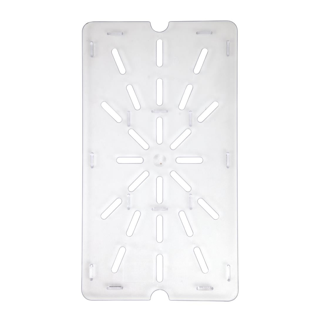 Vogue Clear Polycarbonate GN Drainer Plate - 1/1