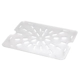 Vogue Clear Polycarbonate GN Drainer Plate - 1/2