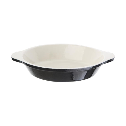 Vogue Round Gratin Black - 30x150mm 400ml