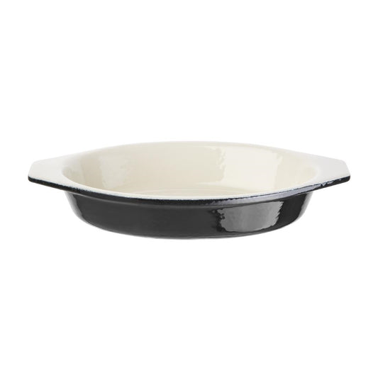 Vogue Oval Gratin Black - 650ml 22fl oz