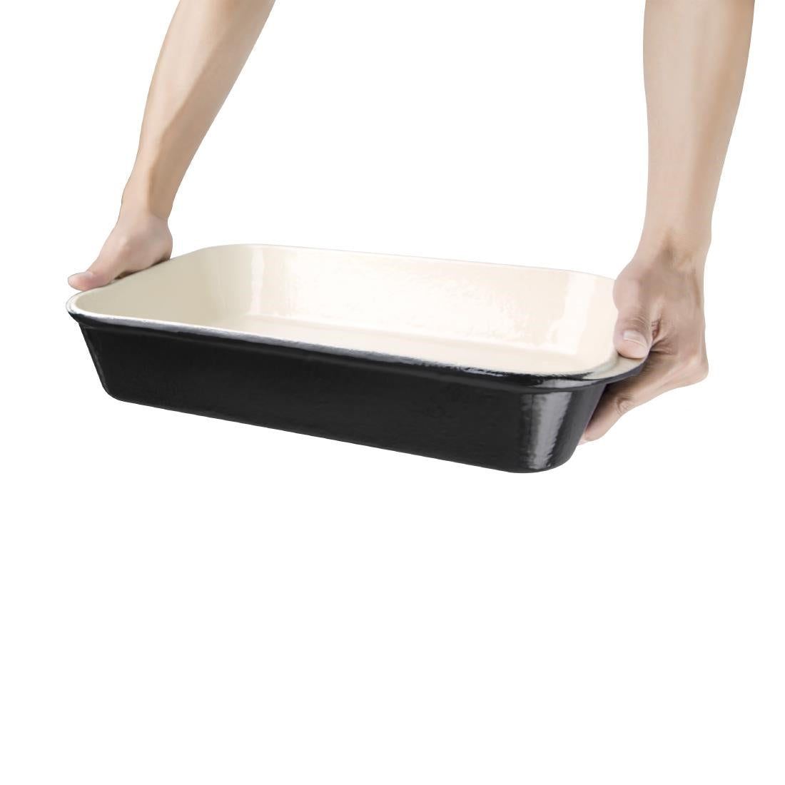 Vogue Roasting Dish Black - 70x405x250mm 2 3/4x16x10"