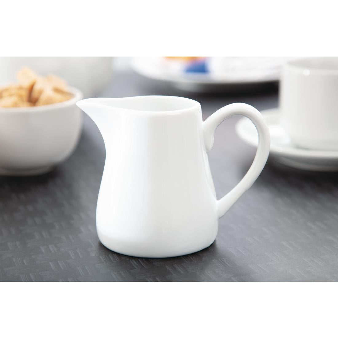 Olympia Whiteware Jug - 7.5oz (Box 6)