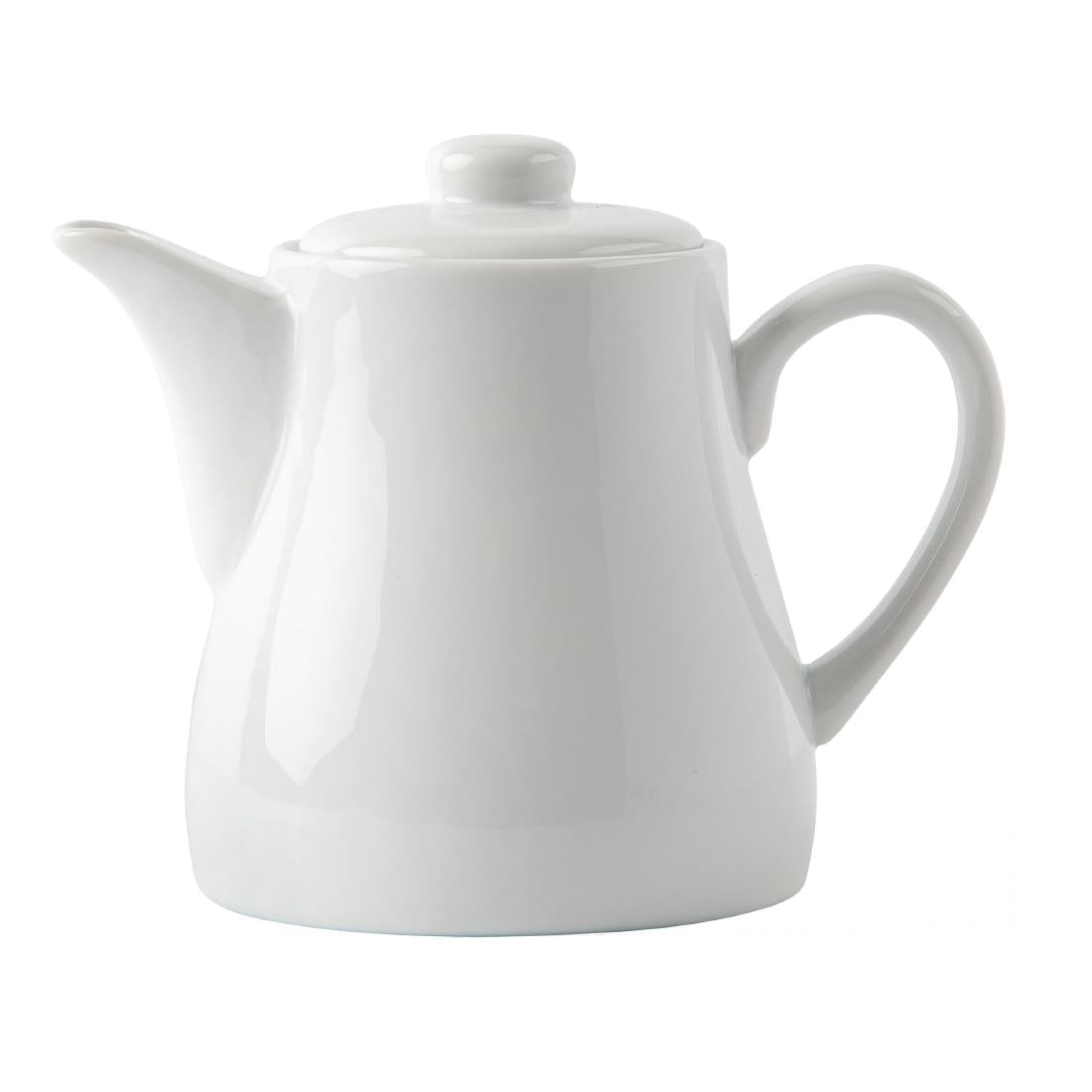 Olympia Whiteware Tea Pot - 17oz (Box 4)