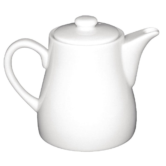 Olympia Whiteware Tea Pot - 17oz (Box 4)