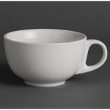 Olympia Whiteware Cappuccino Cup - 15oz (Box 12)