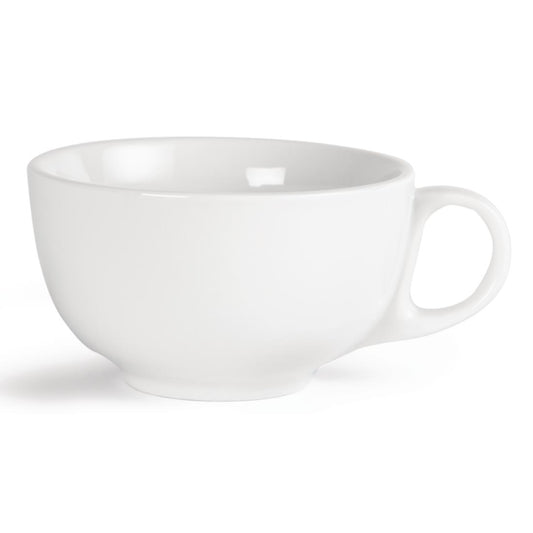 Olympia Whiteware Cappuccino Cup - 15oz (Box 12)