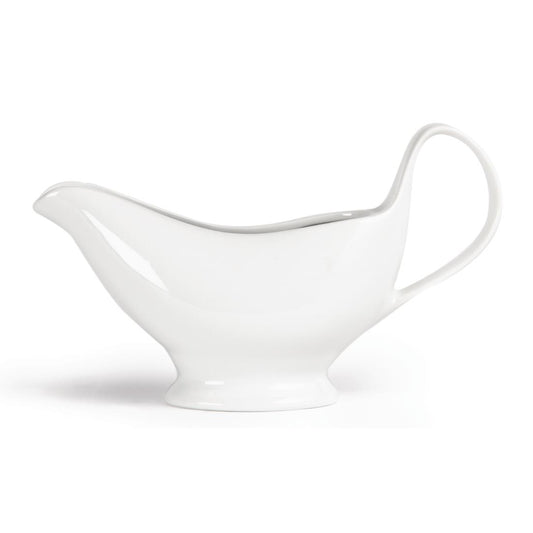 Olympia Whiteware Gravy Boat - 340ml 12oz (Box 6)