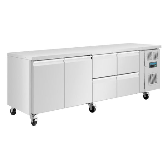 Polar U-Series Counter 4 Drawers & 2 Door