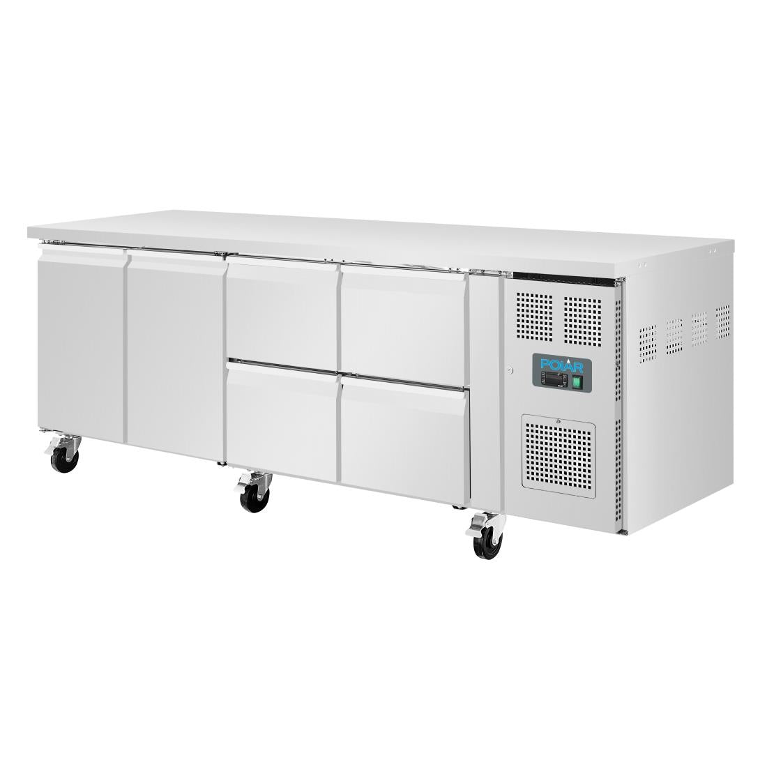 Polar U-Series Counter 4 Drawers & 2 Door