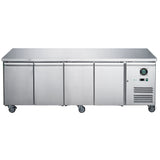 FED-X S/S Four Door Bench Fridge - XUB6C22S4V