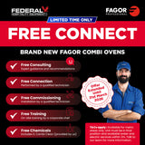 APW-101ERLWS FAGOR IKORE Advanced Boiler 10 Tray Electric Combi Oven