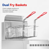Gasmax V Pan Natural Gas Deep Fryer - VP122
