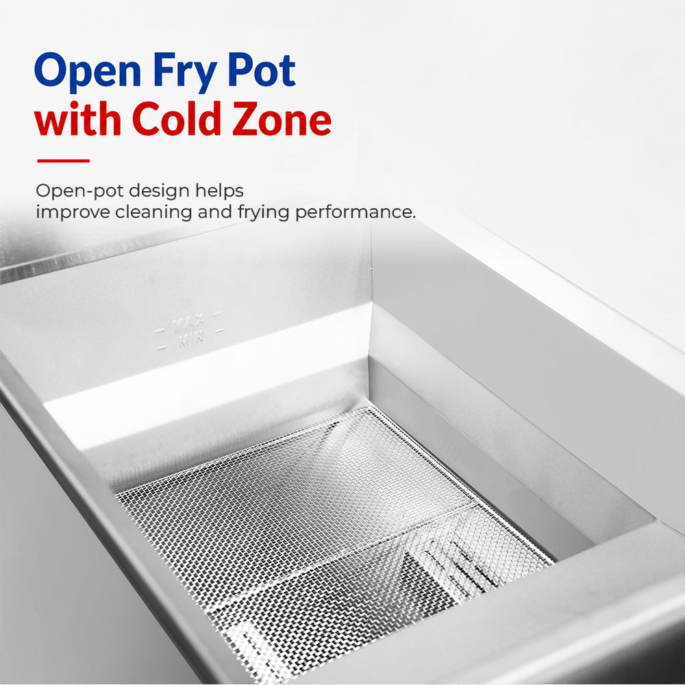 Gasmax V Pan LPG Deep Fryer - VP122LPG