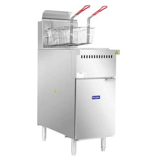 Gasmax V Pan Natural Gas Deep Fryer - VP122