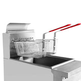 VP122 V Pan Natural Gas Deep Fryer
