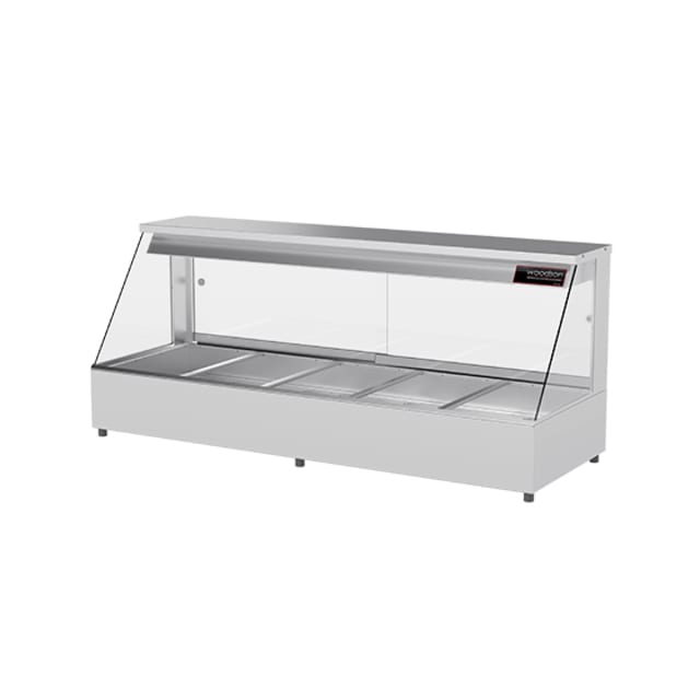 Woodson 5 Module Straight Hot Food Display W.HFS25