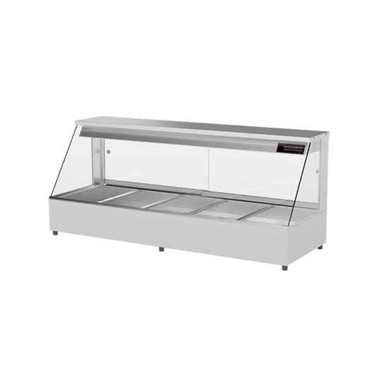 Woodson 5 Module Straight Hot Food Display W.HFS25